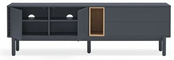Ciemnoszara szafka pod TV 180x56 cm Corvo – Teulat
