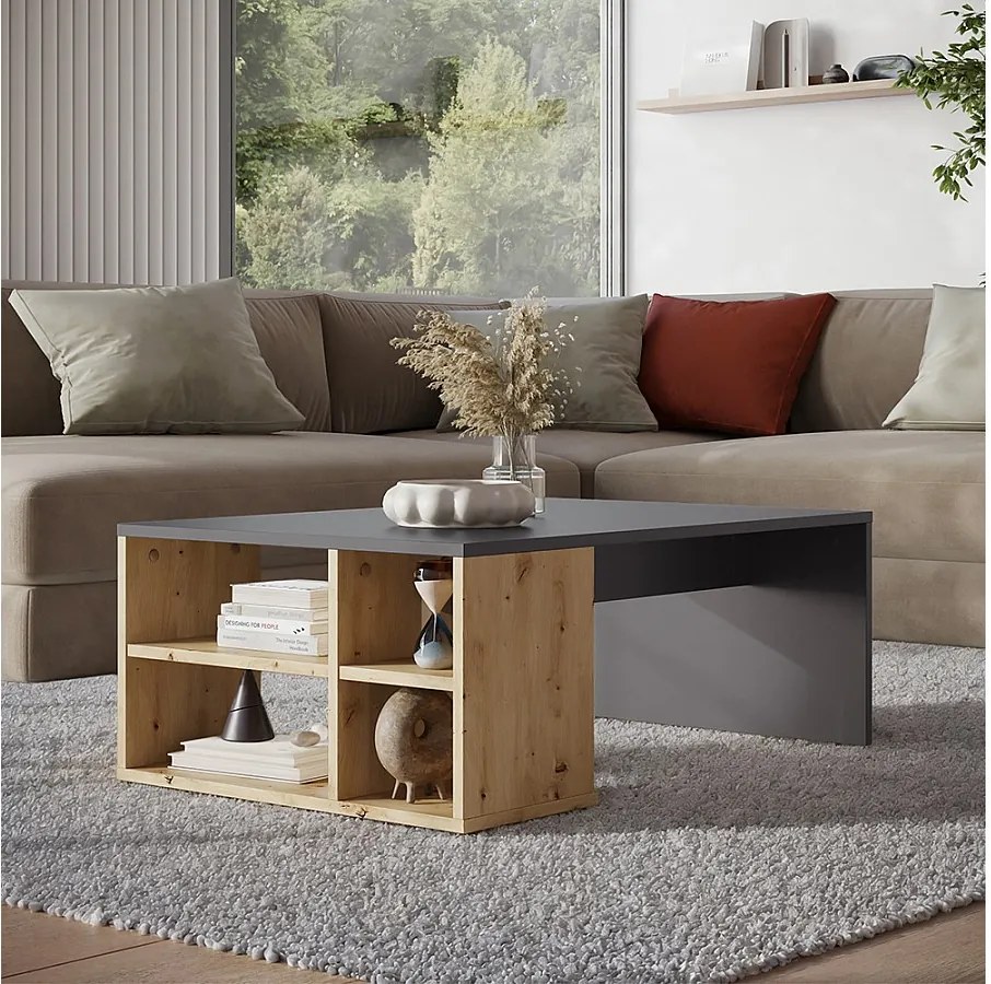 Stolik kawowy antracyt 90x60x33.6 danny