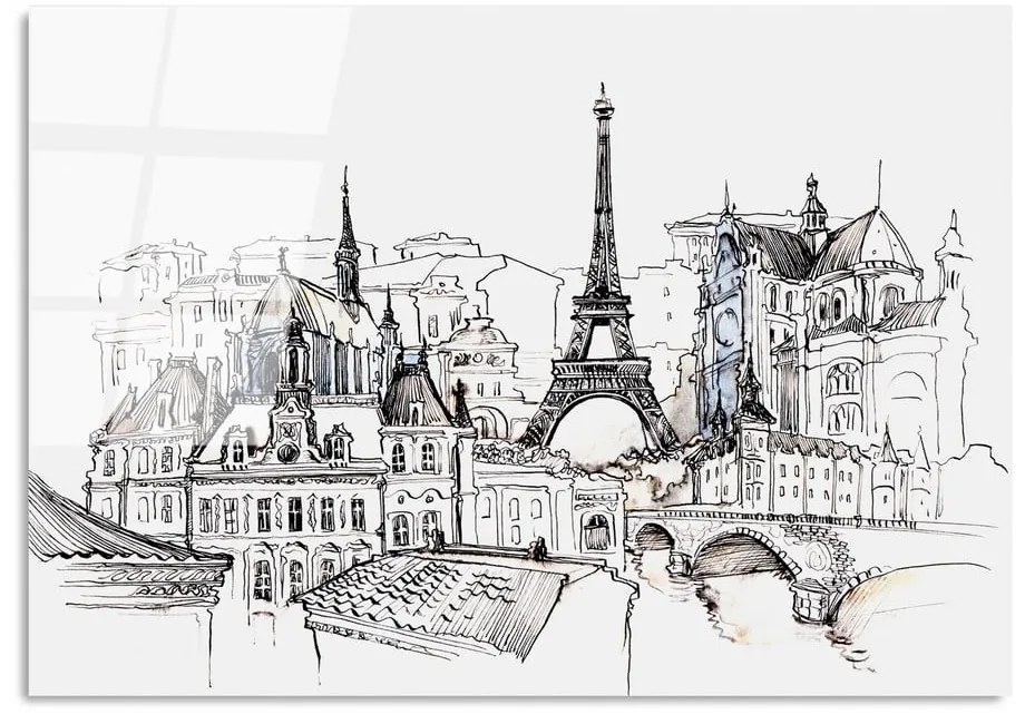 Szklany obraz 70x100 cm Paris – Wallity