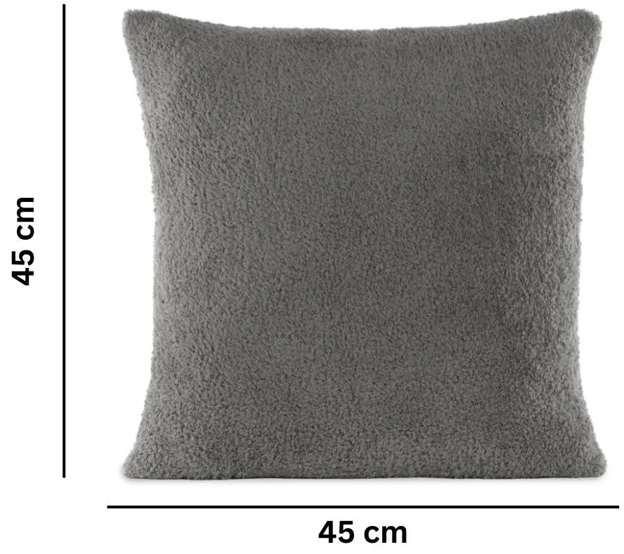Poduszka dekoracyjna z mikropluszu 45x45 cm Cocoon – Tiseco Home Studio