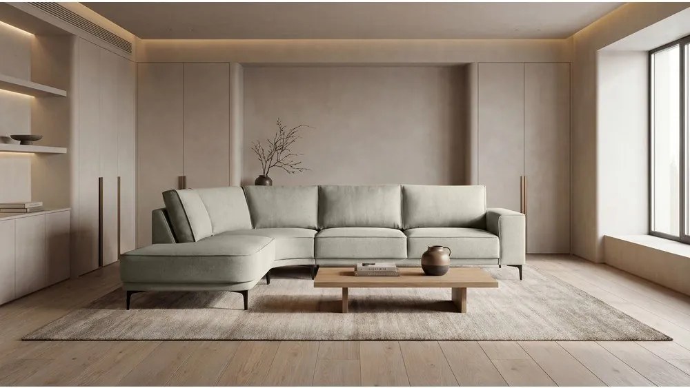 Jasnoszary narożnik (lewostronny) Copenhagen – Scandic