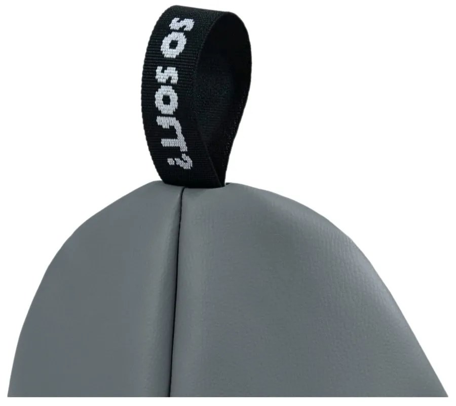 Ciemnoniebieski worek do siedzenia z imitacji skóry Lull XL – So Soft?