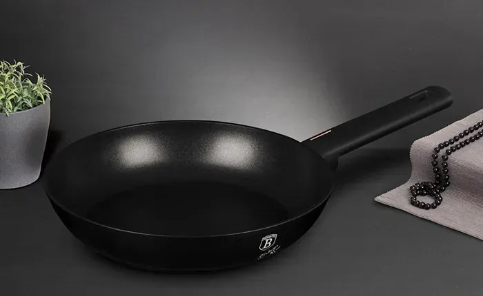 Komplet 3 tytanowych patelni na indukcję połysk T5-R81