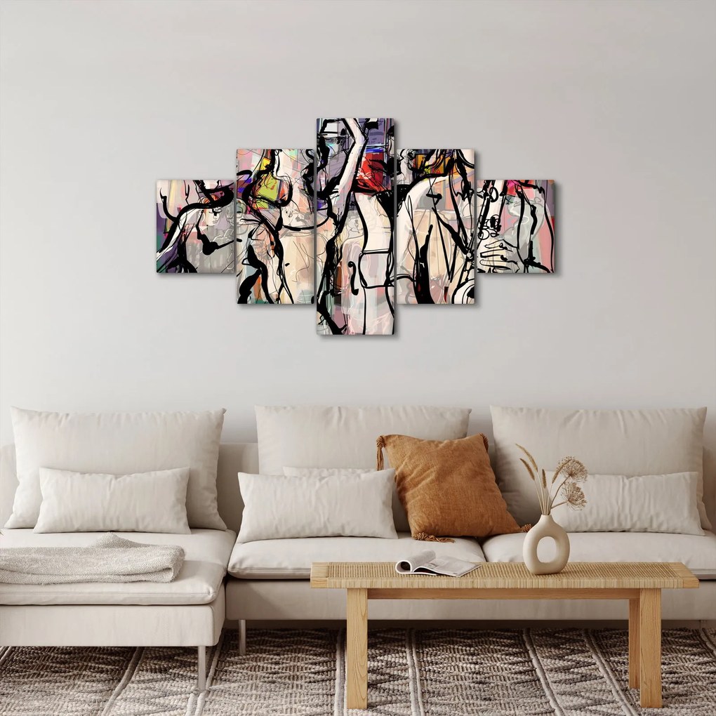 Obraz - Jazzowa noc (125x70 cm)