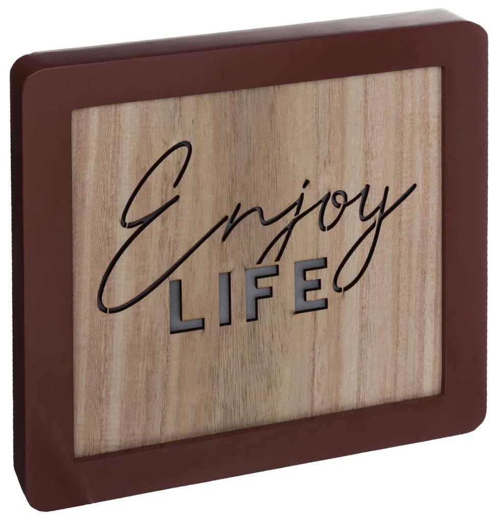 Podświetlany napis w eleganckiej ramce