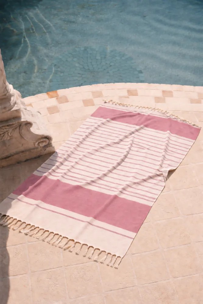 Ręcznik plażowy MILA 85x150 cm Czerwony