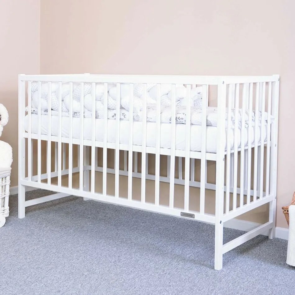 New Baby Crib Basic, biały