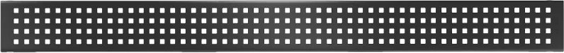 Mexen Flat M08 maskownica do odpływu liniowego 60 cm, czarna - 1725060