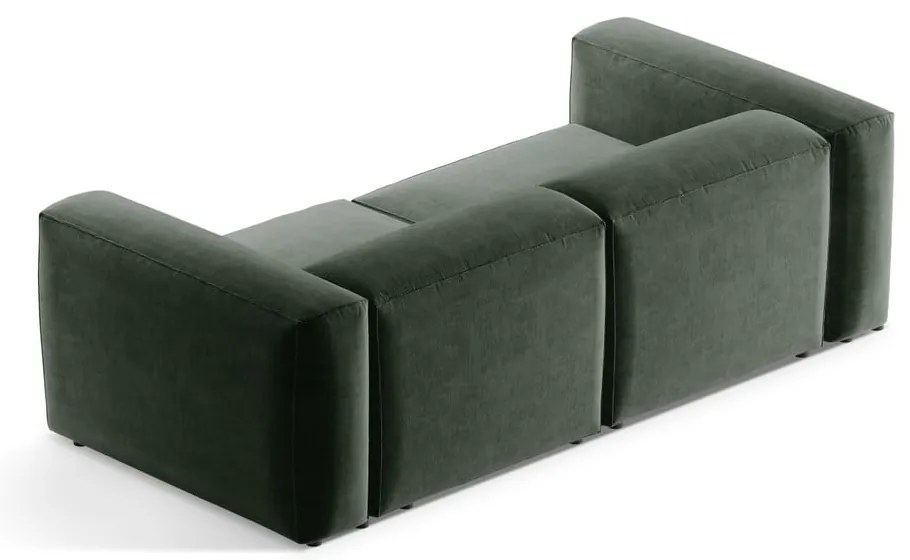 Zielona sofa 224 cm Bergamo – Cosmopolitan Design