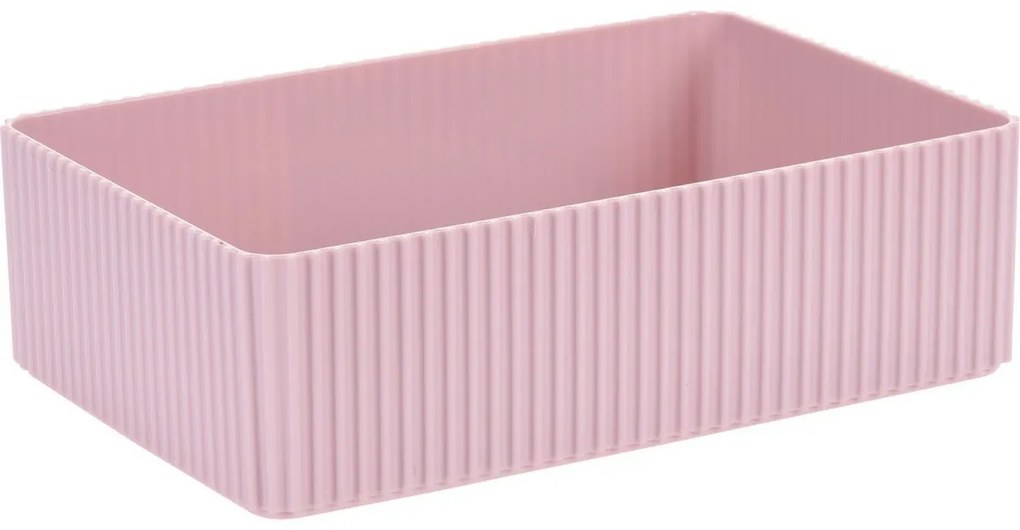 Organizer kosmetyczny Stripe różowy, 21 x 6 x 14 cm