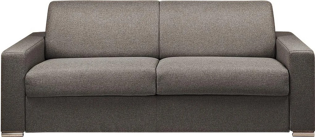 Kanapa 4-osobowa z ekspresowym mechanizmem rozkładania z tkaniny CALITO - Antracytowy - Wymiary miejsca do spania: 160 cm - Materac 14 cm