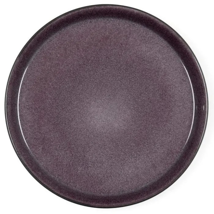 Czarno-fioletowy talerz kamionkowy ø 27 cm Mensa − Bitz