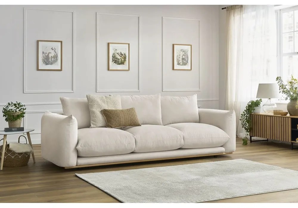 Kremowa sofa 265 cm Ernest – Bobochic Paris