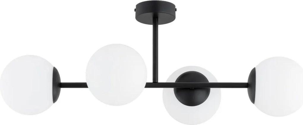 Przysufitowy żyrandol GLORENA 4xE14/10W/230V czarny