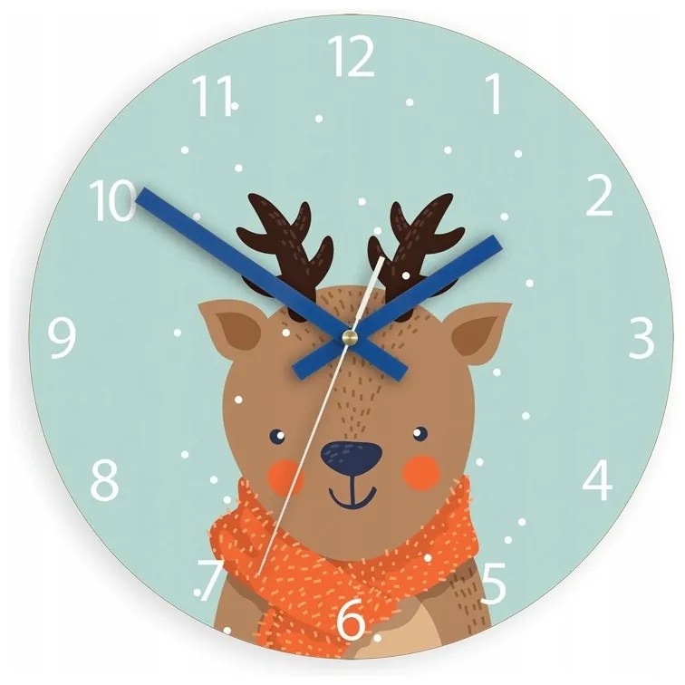 Zegar na ścianę cichy do pokoju dziecięcego akrylowy nowoczesny dekoracyjny