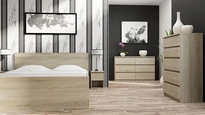Komoda dąb sonoma 120 cm - Berta