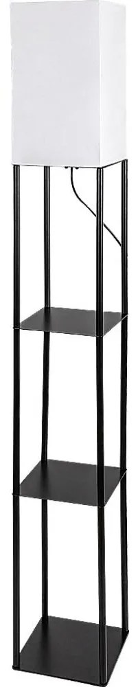 Brilagi - Lampa stojąca z półkami GRADUS 1xE27/40W/230V 150 cm czarna/biała
