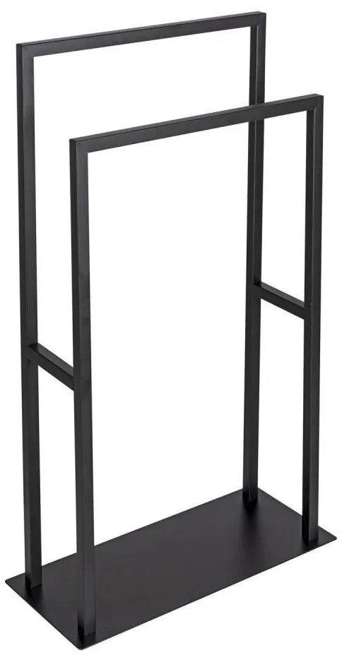 WENKO 26056100 - Stojak na ręczniki RIVALTA 46x80 cm stal nierdzewna/czarny