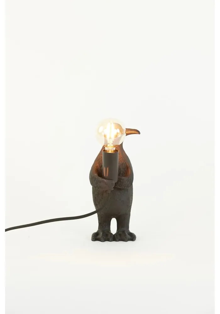 Lampa stołowa w kolorze matowej czerni (wysokość 24 cm) Penguin – Light &amp; Living