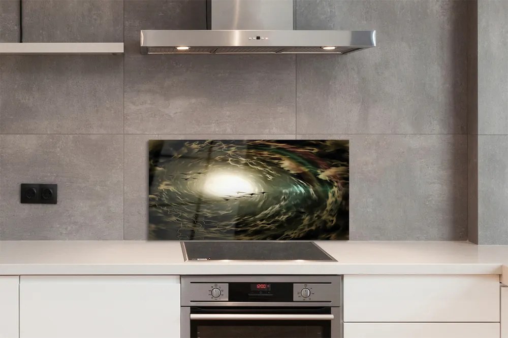 Panel nad Blat Kuchenny Ptaki Szybujące wśród Chmur