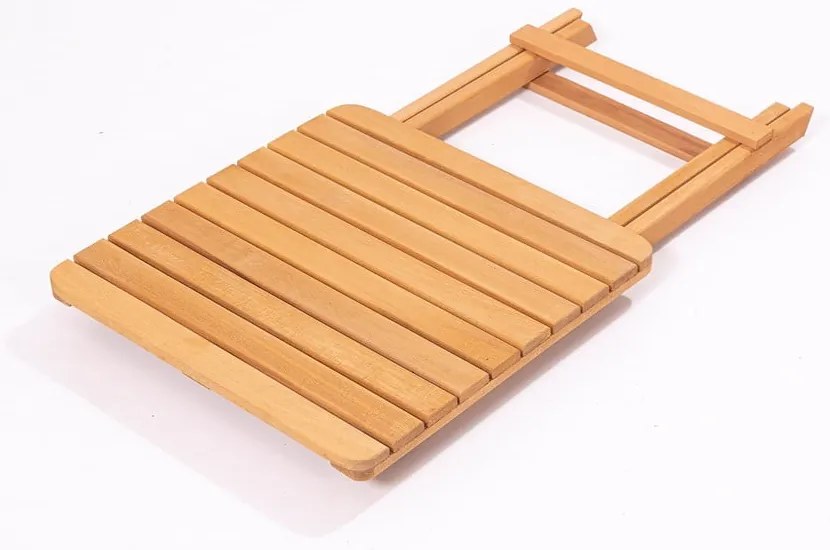 Stolik ogrodowy z litego drewna bukowego 50x50 cm – Floriane Garden