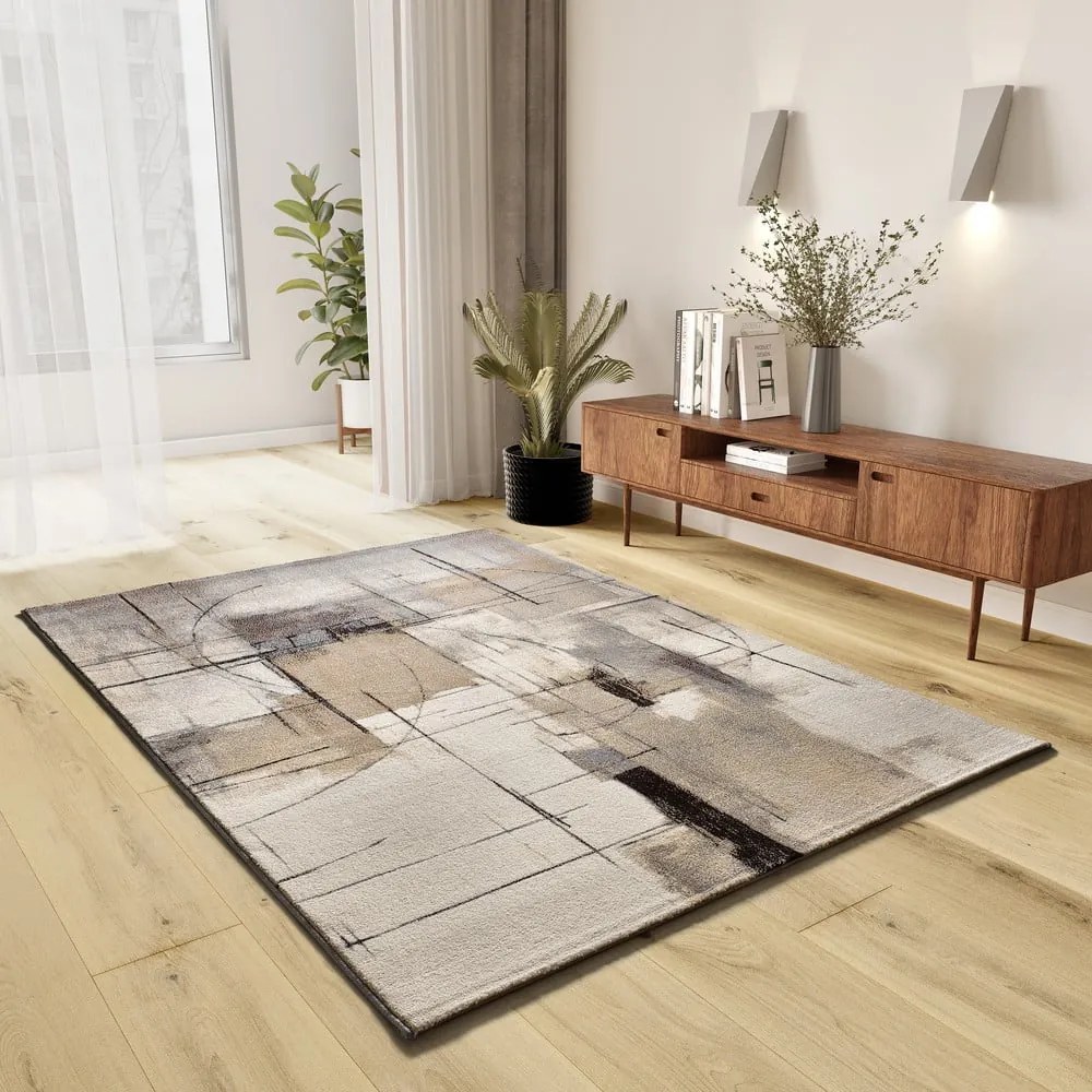 Szaro-beżowy dywan 160x230 cm Beruti – Universal