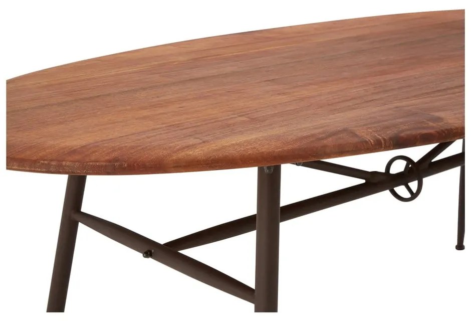 Stół z litego drewna orzechowego 104x219 cm New Foundry – Premier Housewares