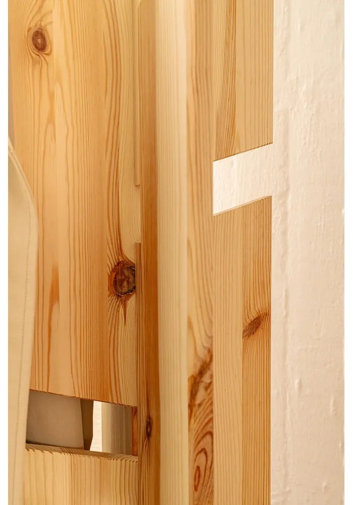 Wieszak z litego drewna sosnowego w naturalnym kolorze 60x186 cm Keeper – Karup Design