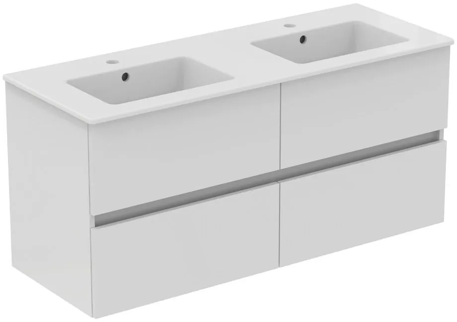 Biała wisząca szafka pod umywalkę 120x55 cm Eurovit+ – Ideal Standard