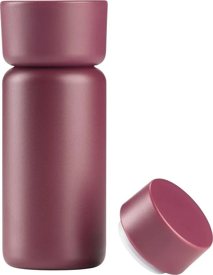 Bordowy kubek termiczny ze stali nierdzewnej 400 ml Singles – Zone