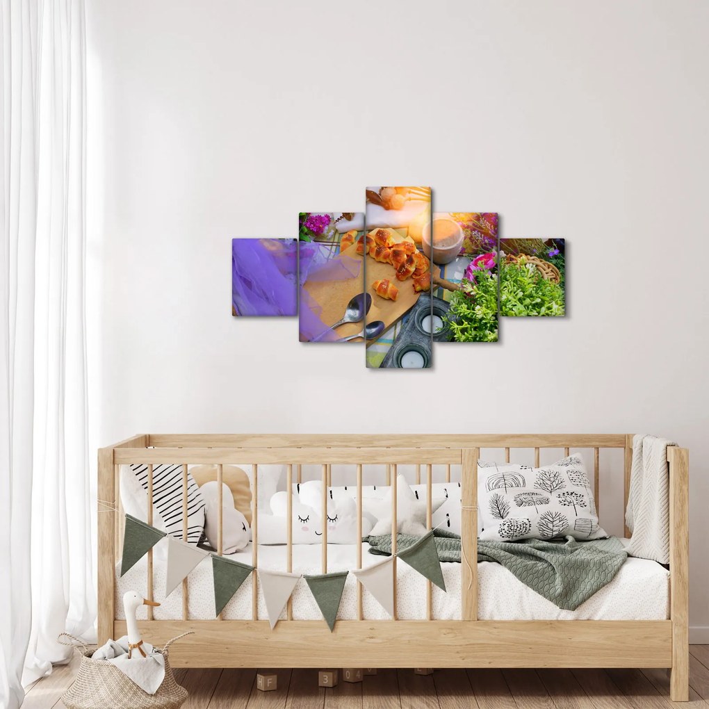 Obraz - letni piknik (125x70 cm)
