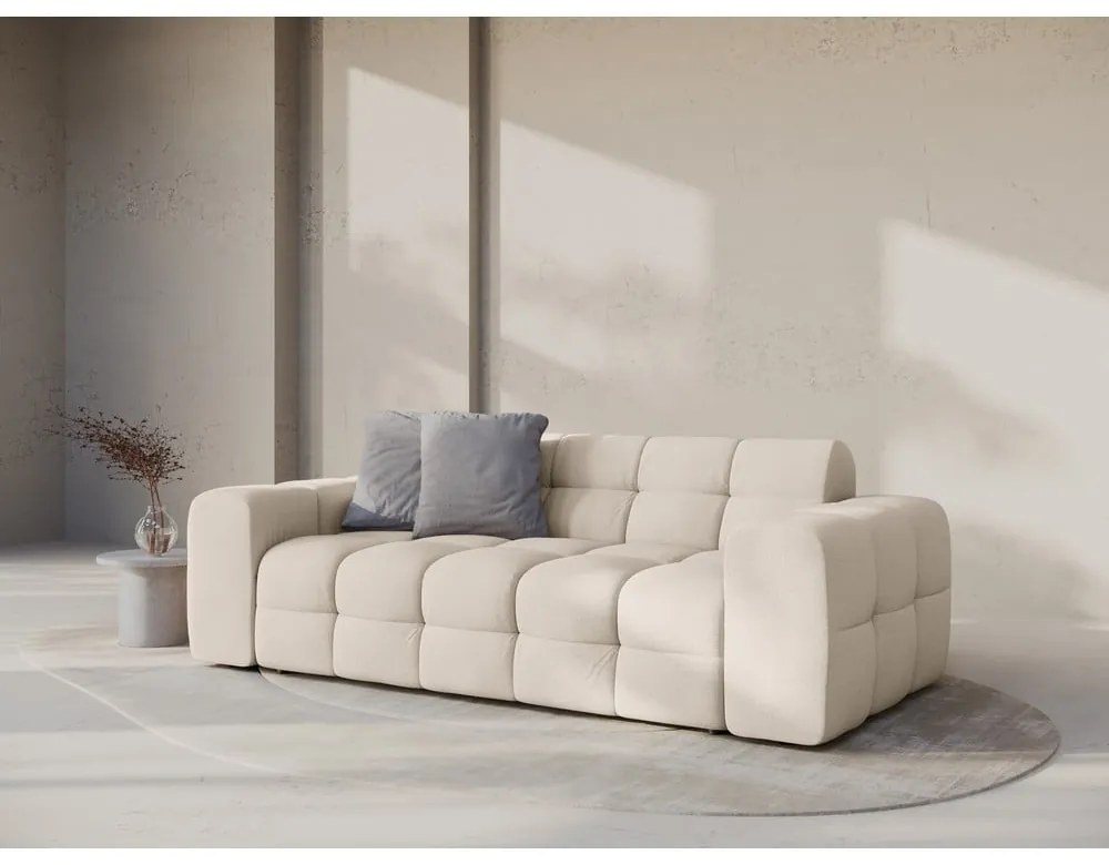 Beżowa sofa 222 cm Kendal – Micadoni