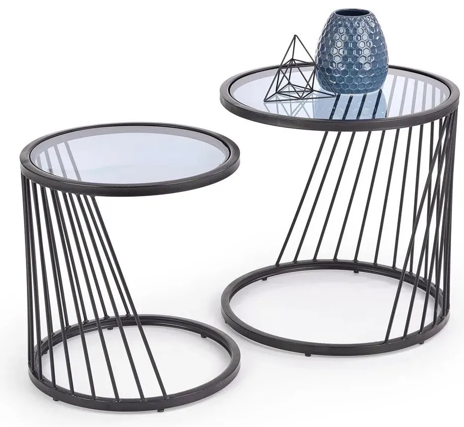 Zestaw stolików szklanych R0-L93