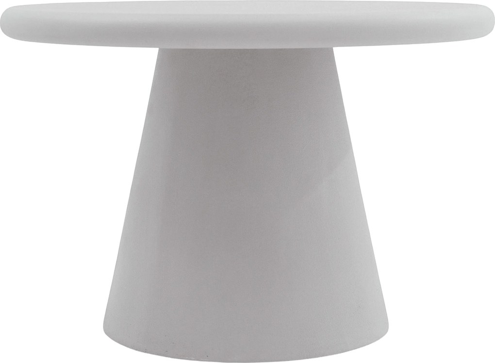Stolik kawowy okrągły Clav 60 cm - jasny szary