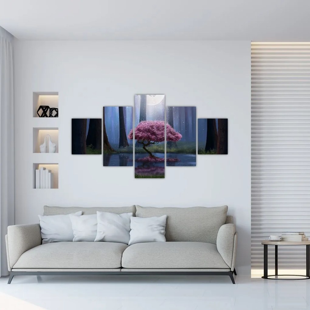 Obraz - Magiczna noc (125x70 cm)