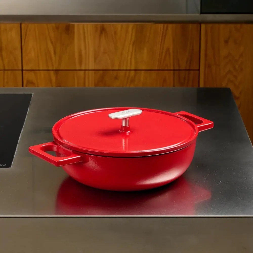 Patelnia z pokrywką żeliwna ø 26 cm tegame Mattia 3.0 – FABINI