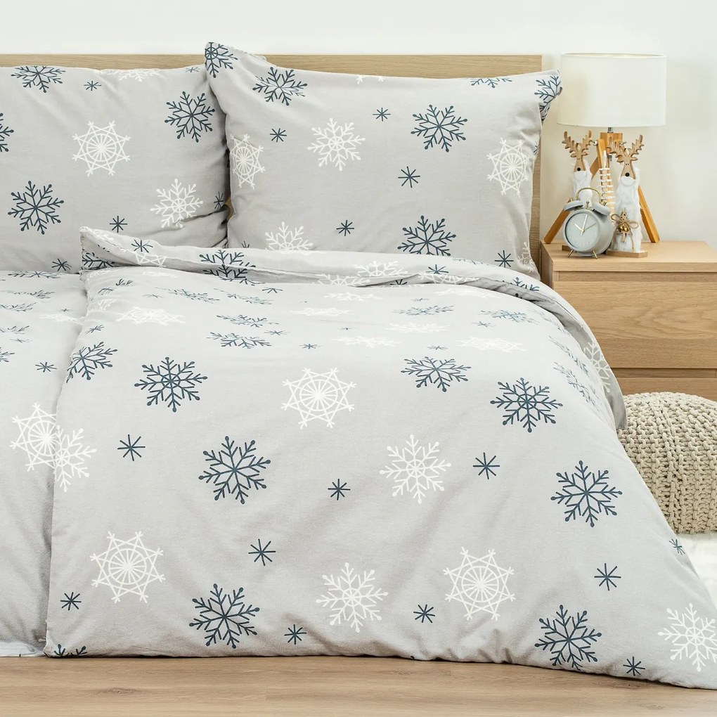 4Home Pościel flanelowa Snow Romance, 160 x 200 cm, 70 x 80 cm, 160 x 200 cm, 70 x 80 cm