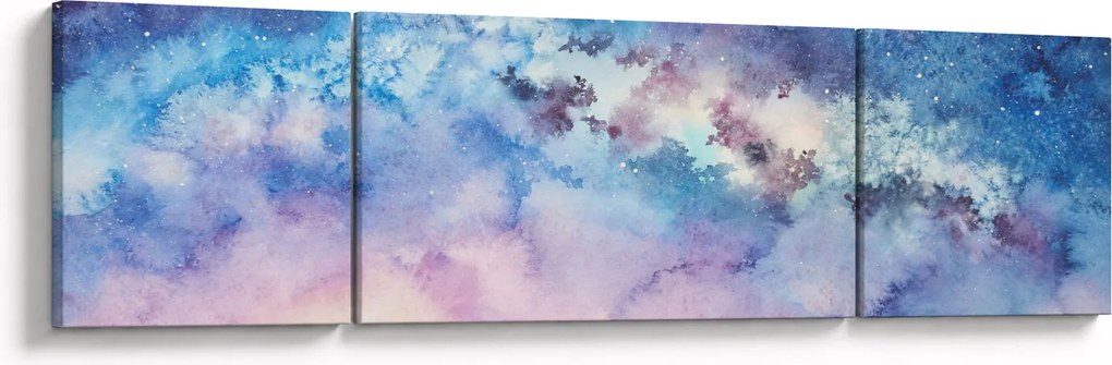 Obraz - Droga Mleczna, akwarela (170x50 cm)
