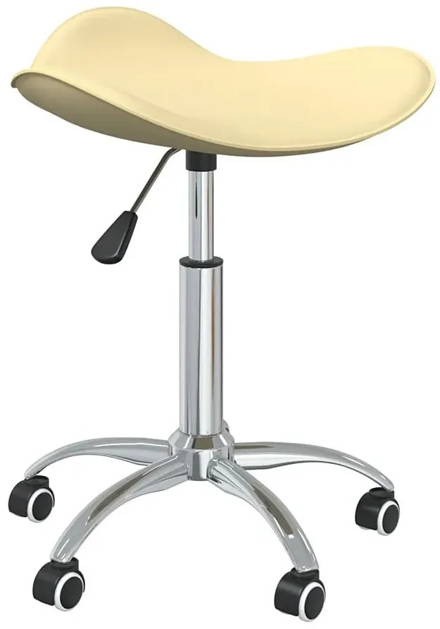 Kremowy regulowany taboret  E3-T49