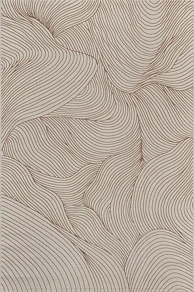 Dywan salonu nowoczesny elegancki, Beżowy, 240 x 340 cm