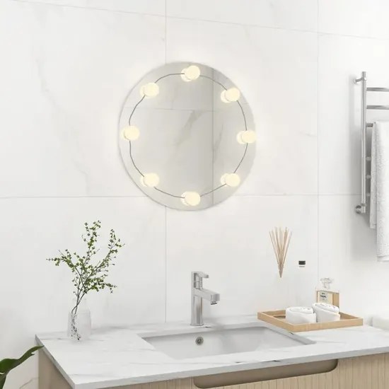 Ścienne okrągłe lustro LED 50cm G6-W49