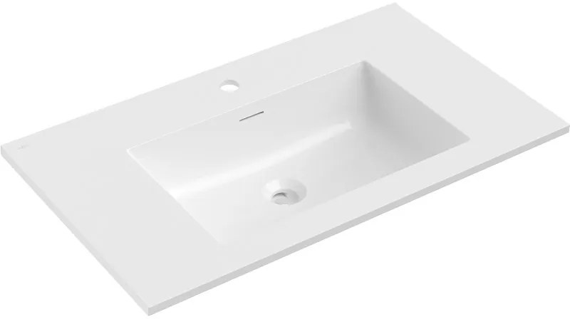 Mexen Otis umywalka wpuszczana w blat 81 x 46,5 cm, biała połysk - 25188000