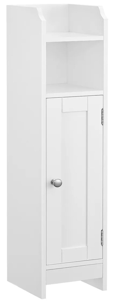 Szafka łazienkowa LEHAC 18x80 cm, biała