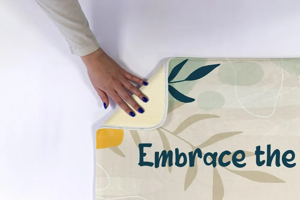 Dywanik łazienkowy antypoślizgowy Dywanik łazienkowy antypoślizgowy Geometryczna Abstrakcja