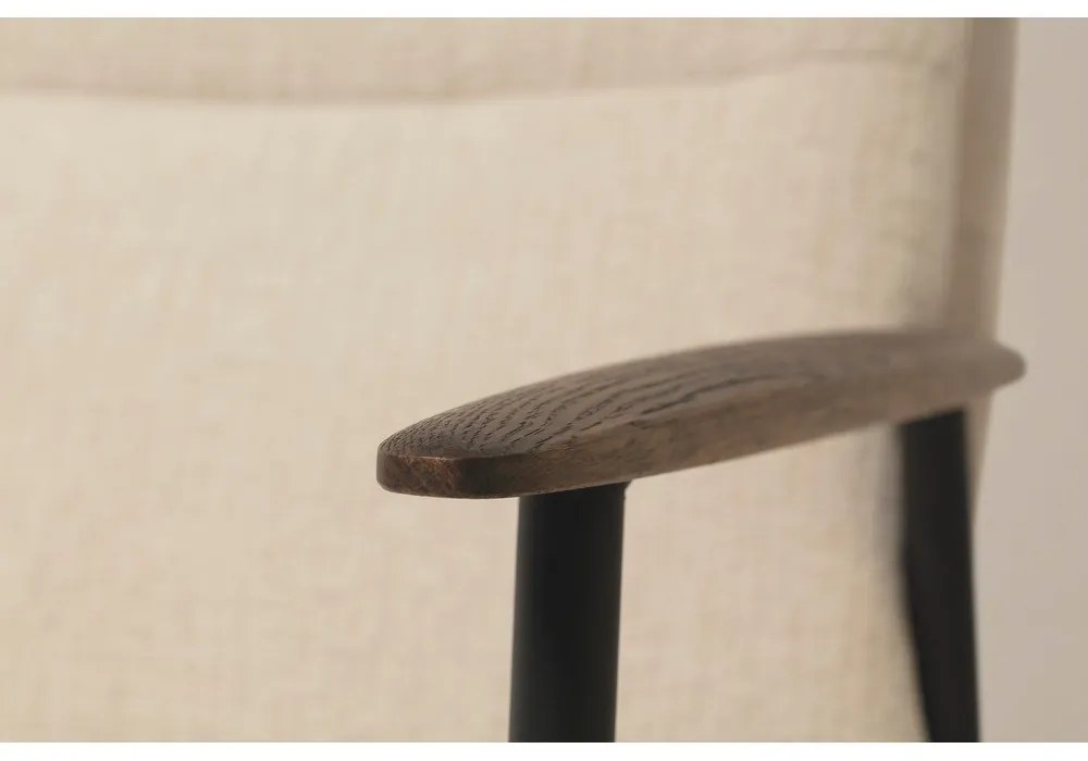 Beżowy fotel Dunia – Marckeric