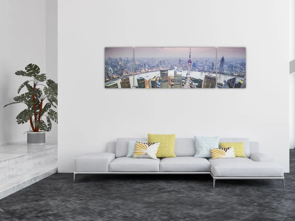 Obraz - Szanghaj, Chiny (170x50 cm)