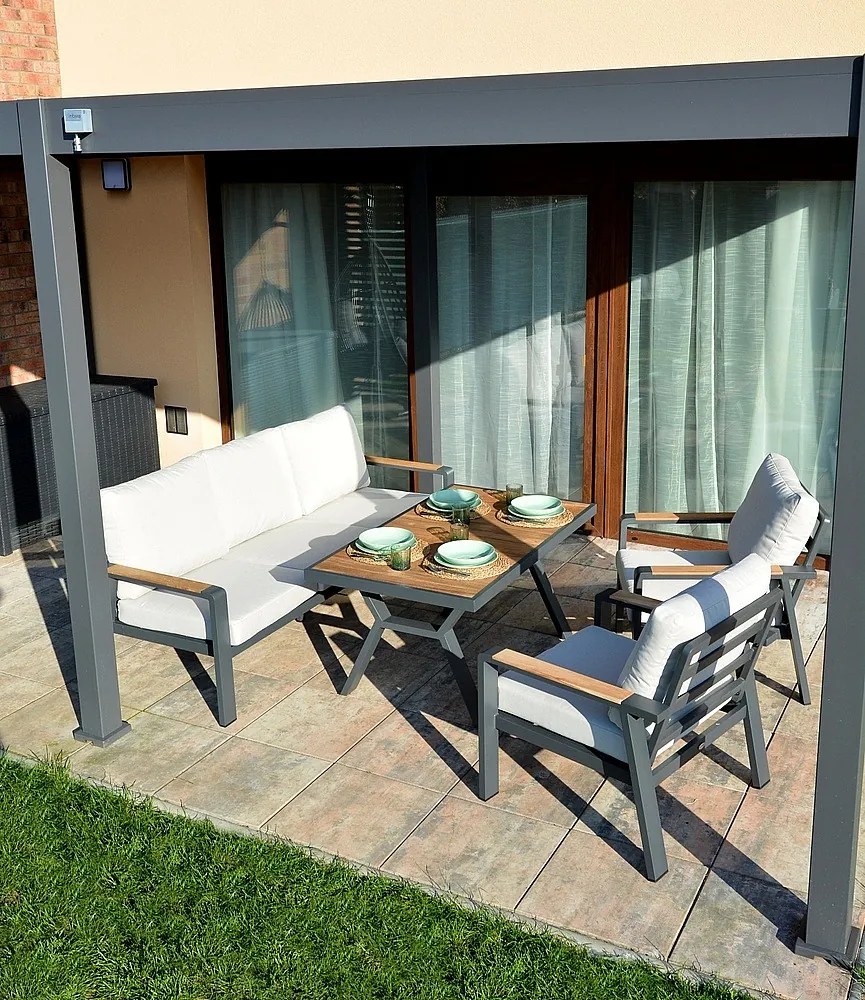 Zestaw aluminiowy WATFORD dla 5 osób
