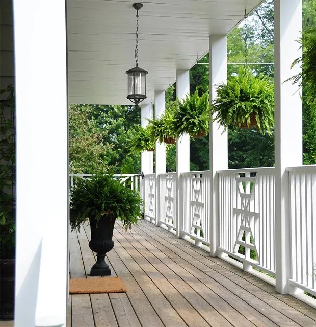 Czarna zewnętrzna lampa wisząca na taras - A450 L4-G08