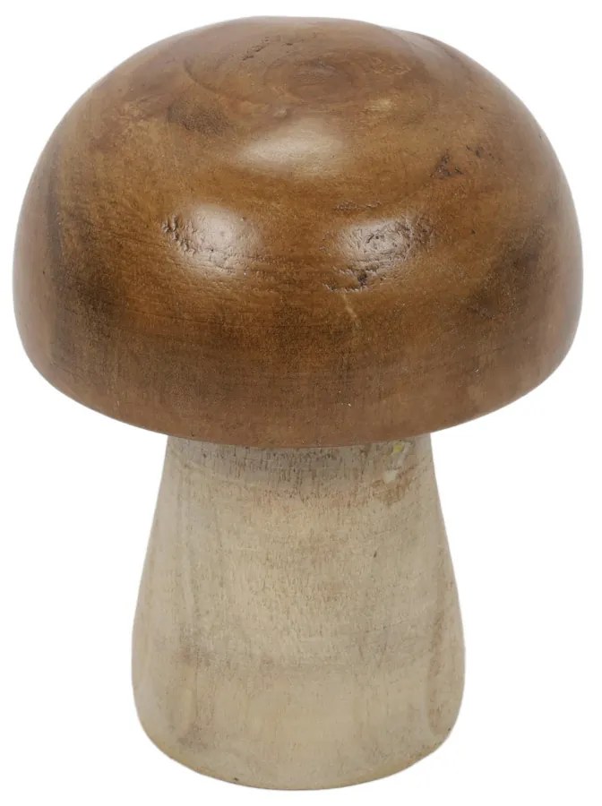 Drewniana figurka grzybek, 15 cm
