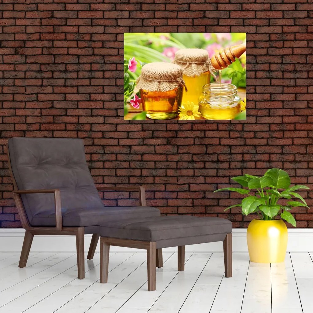 Obraz na szkle miodu (70x50 cm)